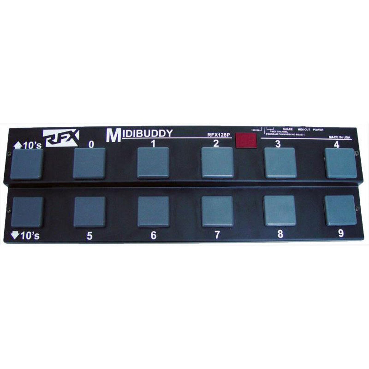 Rolls MP128 RFX Midibuddy MIDI Pedal Board